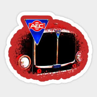 AEC Mercury classic 1960s British heavy lorry elements Sticker